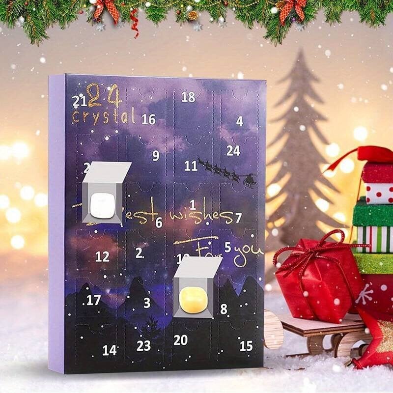 Marble Crystal Advent -joulukalenteri hinta ja tiedot | Joulukoristeet | hobbyhall.fi