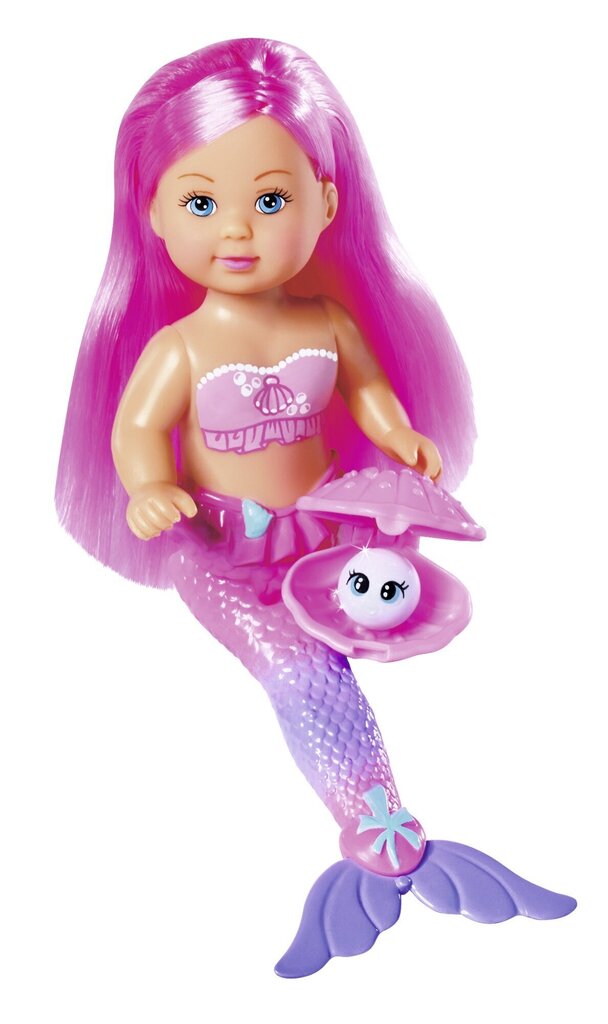 Nukke lisävarusteilla Simba Evi Love Mermaid Pearl 105733699, 16 cm hinta ja tiedot | Tyttöjen lelut | hobbyhall.fi