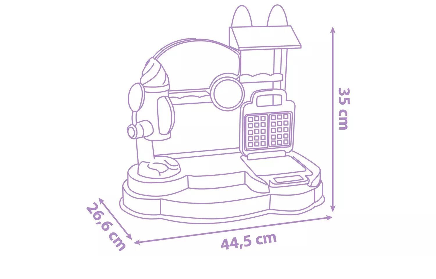 Lasten keittiö Smoby Gabby's Dollhouse hinta ja tiedot | Tyttöjen lelut | hobbyhall.fi