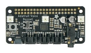 Voice Bonnet WM8960 Dual Speaker Dual Microphone Module for Raspberry Pi, Adafruit 4757 hinta ja tiedot | Mikrokontrollerit | hobbyhall.fi