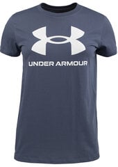 Naisten t-paita Under Armour Live Sportstyle Graphic Ssc 1356305 044, sininen hinta ja tiedot | Naisten T-paidat | hobbyhall.fi