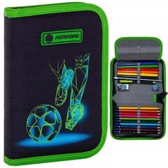 Koulupenaali tarvikkeineen AstraBag AC11 Football Motion 503023021, 20x14x3,5 cm hinta ja tiedot | Penaalit | hobbyhall.fi