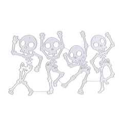 Halloween-luuranko Leikkaava Die Skeleton Skull Mies Die Cut Tee-se-itse Halloween-leikekirjapaperi, kohokuviointikäsityö korttien tekoon hinta ja tiedot | Toimistotarvikkeet | hobbyhall.fi