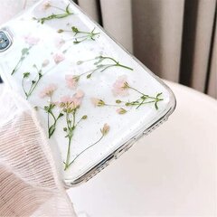 Iphone 7/8 Real Flower Case, Girls Floral Glitter Case Kirkas Pehmeä Kumi Puristetut Kuivatut Kukat Suoja Iphone 8/iphone 7-keltainen hinta ja tiedot | Puhelimen kuoret ja kotelot | hobbyhall.fi