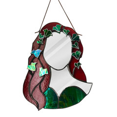 Lasi Poison Ivy Mirror Lasinen koristepeili eteiseen makuuhuoneeseen kylpyhuoneeseen hinta ja tiedot | Kylpyhuonepeilit | hobbyhall.fi