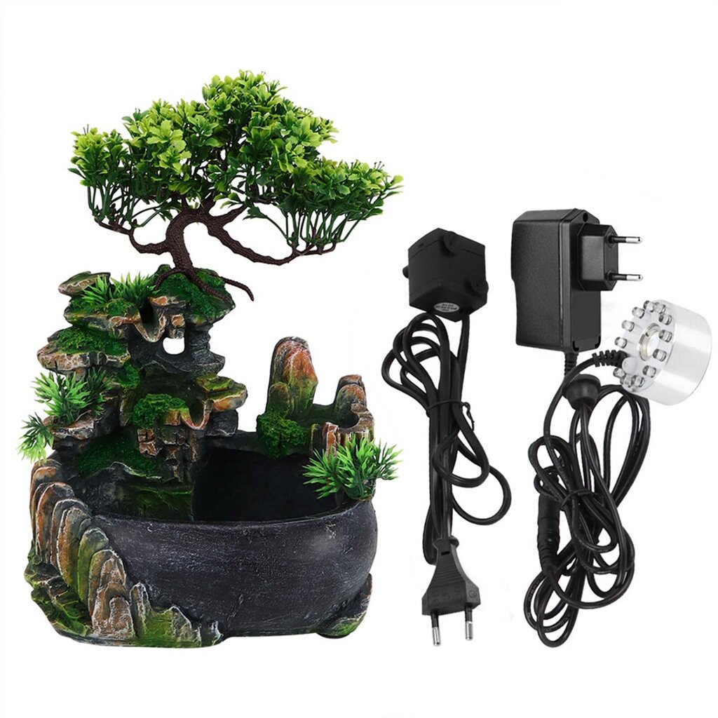 Atomizing Desktop Fountain Waterfall -kostutin toimiston kodin työpöydän koristeluun EU Plug 220V hinta ja tiedot | Ilmankostuttimet | hobbyhall.fi