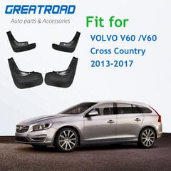 (v60 13-17)Auton lokasuojat Volvo C30 S40 S60 S80 XC40 XC60 XC90 V40 V60 lokasuojat Roiskesuojat Lokasuojat Lokasuojat Fender Styling 2018 hinta ja tiedot | Lisätarvikkeet autoiluun | hobbyhall.fi