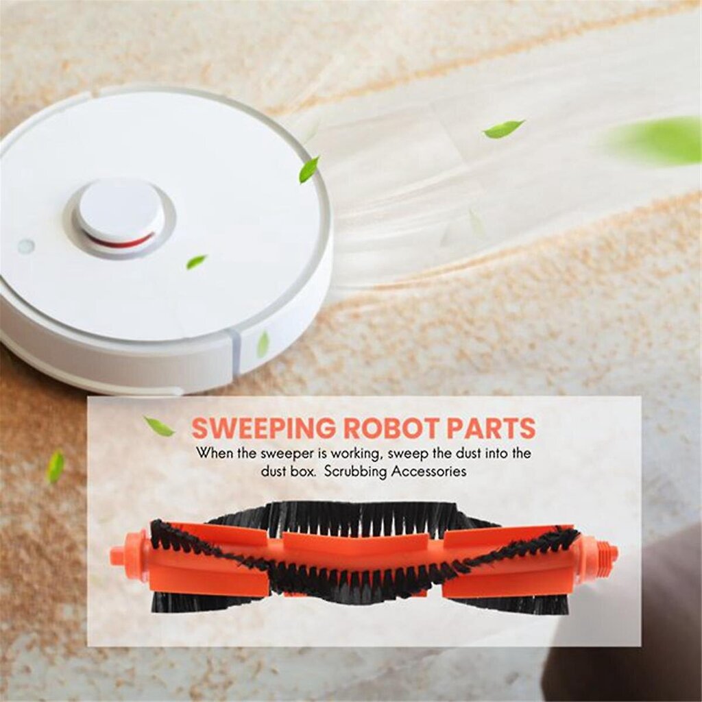 14 kpl Mi Robot Vacuum Mop 2S / Mop P / Mop Pro / XMSTJQR2S / STYTJ02YM Osat Pääsivuharja Fi hinta ja tiedot | Pölynimureiden lisätarvikkeet | hobbyhall.fi