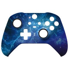 Blue Nebula-Soft Touch kuviollinen etulevy etukotelon kuoren vaihtosarja Xbox One Elite Series 2 -ohjaimelle hinta ja tiedot | Pelikonsolitarvikkeet | hobbyhall.fi