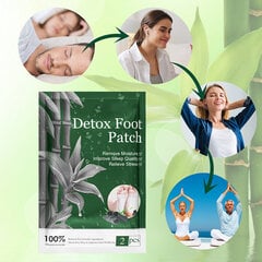 20 kpl. Foot Detox Patch Natural Herbal Jalkalaastarit Jalkahoito Detox Foot Pad Jalka Hierontahoito hinta ja tiedot | Manikyyri- ja pedikyyritarvikkeet | hobbyhall.fi