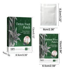 20 kpl. Foot Detox Patch Natural Herbal Jalkalaastarit Jalkahoito Detox Foot Pad Jalka Hierontahoito hinta ja tiedot | Manikyyri- ja pedikyyritarvikkeet | hobbyhall.fi