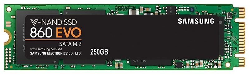 SAMSUNG 250GB 860 EVO SSD M.2 hinta ja tiedot | Kovalevyt | hobbyhall.fi