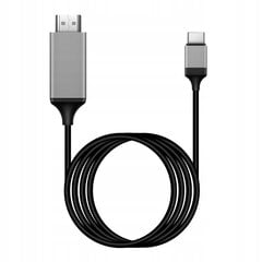 SOVITINKAAPELI SOVITINKAAPELI USB-C- HDMI 2M hinta ja tiedot | Puhelimen lisätarvikkeet | hobbyhall.fi