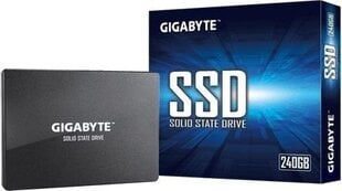 Gigabyte SSD 240GB SATA3 (GP-GSTFS31240GNTD) hinta ja tiedot | Kovalevyt | hobbyhall.fi