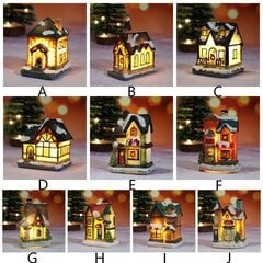 A Tykkää Kuvasta Garden Resin Craft Mini Miniatures Valoisa Joulukoristeita Kylätalon Koristeena Oleva Led-Valo hinta ja tiedot | Puutarha- ja ulkovalot | hobbyhall.fi