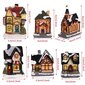 D Tykkää Kuvasta Garden Resin Craft Mini Miniatures Valoisat Joulukoristeet Village House Ornament Led Light hinta ja tiedot | Puutarha- ja ulkovalot | hobbyhall.fi