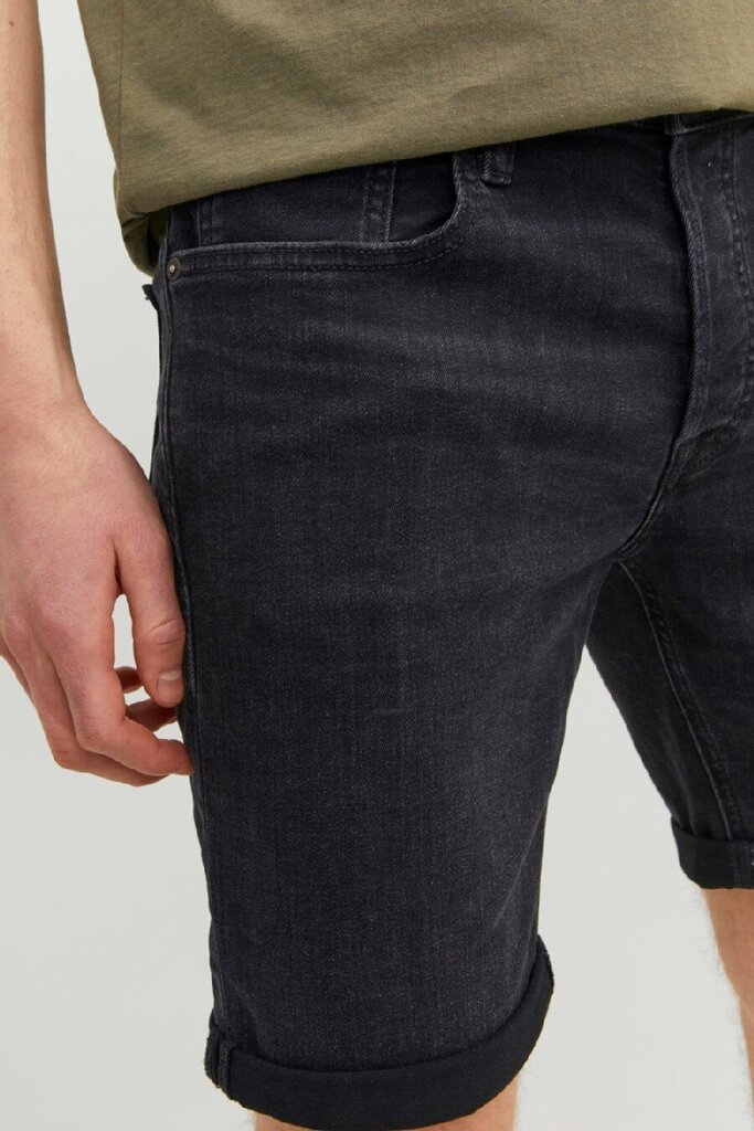 Farkkushortsit Jack &amp; Jones 12228278BLACKDENIM-M hinta ja tiedot | Miesten shortsit | hobbyhall.fi