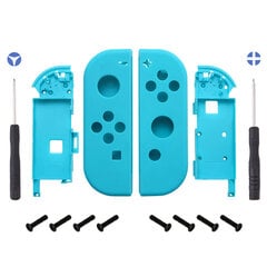 03 Sini-vasen Oikea L R Ohjaimen vaihtokotelon kuorikotelon kansi Nintendo Switchille OLED Joy-Con Joycon NS ruuvimeisselin avaustyökalu hinta ja tiedot | Pelikonsolitarvikkeet | hobbyhall.fi