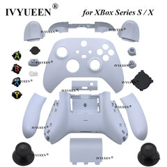 Valkoiset painikkeet - korkealaatuinen vaihtokotelon kuori Xbox Series S / X -ohjaimen kiskot paneelit etulevyn kansi LB RB LT RT painikkeet hinta ja tiedot | Pelikonsolitarvikkeet | hobbyhall.fi