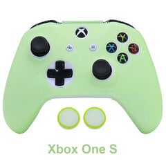 xbox one S green-Glow in Dark Soft Silicon -kotelot PS4:lle PS5:lle Xbox One S /Xbox Series X S -ohjain Pelit Lisävarusteet Peliohjaimen ohjaussauvan kotelon kansi hinta ja tiedot | Pelikonsolitarvikkeet | hobbyhall.fi