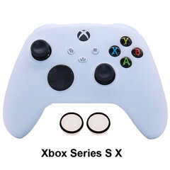 xbox series Sx White-Glow in Dark Soft Silicon -kotelot PS4:lle PS5 Xbox One S /Xbox Series X S Ohjain Pelit Lisävarusteet Peliohjaimen ohjaussauvan kotelon kansi hinta ja tiedot | Pelikonsolitarvikkeet | hobbyhall.fi