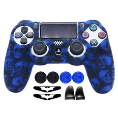 9-liukumaton pehmeä silikonikotelo PS4-ohjaimelle Peliohjaimen ohjaussauvakotelot Pelitarvikkeet Playstation4 Skinille Ilmaisilla lahjoilla hinta ja tiedot | Pelikonsolitarvikkeet | hobbyhall.fi