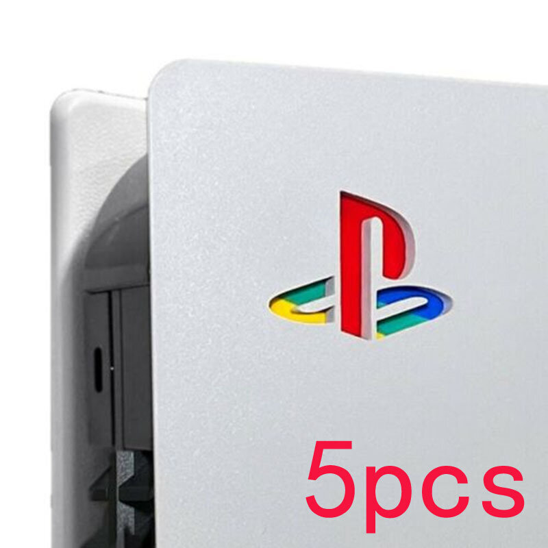 5 kpl A-värillinen suojaava ihon ohjaimen suojus Sony Playstation 5 PS5:lle levy-CD-ajuri/digitaalikonsoli Logo Host Decal Tarra Flim hinta ja tiedot | Pelikonsolitarvikkeet | hobbyhall.fi