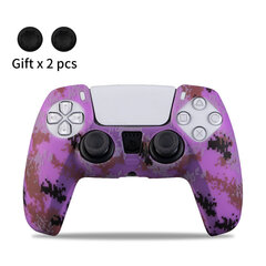 SPurple-ohjainsuojakotelo PS5-peliohjaimelle Silikonigeelikumikotelo PS5:lle Suojakuori SONY Playstation 5:lle PS5-lisävarusteille hinta ja tiedot | Pelikonsolitarvikkeet | hobbyhall.fi