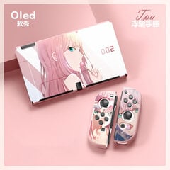 003-Anime Nintendo Switch OLED -suojakotelolle Pehmeä TPU värikäs kansi JoyCons Ohjain Pelikotelo Switch OLED -lisävarusteelle hinta ja tiedot | Pelikonsolitarvikkeet | hobbyhall.fi