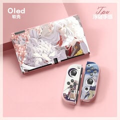 006-Anime Nintendo Switch OLED -suojakotelo Pehmeä TPU värikäs kansi JoyCons Ohjain Pelikotelo Switch OLED -lisävarusteelle hinta ja tiedot | Pelikonsolitarvikkeet | hobbyhall.fi