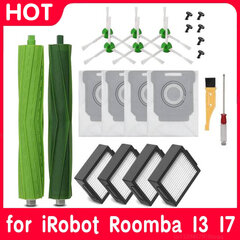 Hepa Filter Harjarulla iRobot Roomba I7 E5 E6 I3 -sarjan robottipölynimurin tarvikkeet Hepa Filter -sivuharja Moppiliinat hinta ja tiedot | Pölynimureiden lisätarvikkeet | hobbyhall.fi