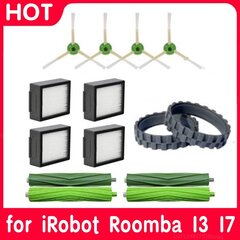 Hepa Filter Harjarulla iRobot Roomba I7 E5 E6 I3 -sarjan robottipölynimurin tarvikkeet Hepa Filter -sivuharja Moppiliinat hinta ja tiedot | Pölynimureiden lisätarvikkeet | hobbyhall.fi