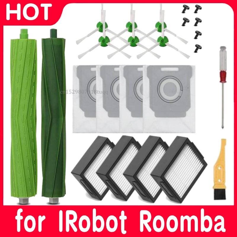 for IRobot Roomba I7 I8 E5 E6 I3 J7 I6 Robottipölynimurin tarvikkeet Pääsivuharjan varaosat hinta ja tiedot | Pölynimureiden lisätarvikkeet | hobbyhall.fi