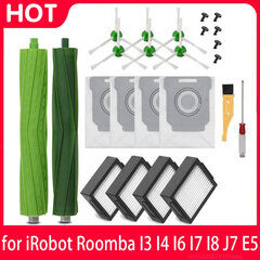 for IRobot Roomba I7 I8 E5 E6 I3 J7 I6 Robottipölynimurin tarvikkeet Pääsivuharjan varaosat hinta ja tiedot | Pölynimureiden lisätarvikkeet | hobbyhall.fi