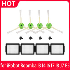 for IRobot Roomba I7 I8 E5 E6 I3 J7 I6 Robottipölynimurin tarvikkeet Pääsivuharjan varaosat hinta ja tiedot | Pölynimureiden lisätarvikkeet | hobbyhall.fi