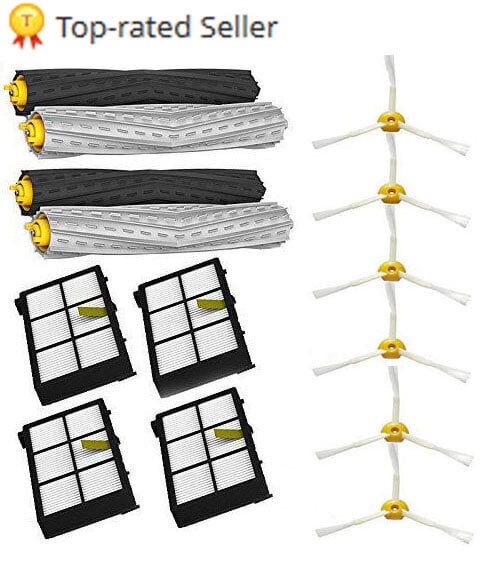 Sotkeutumaton roskanpoistolaite Hepa-suodattimen sivuharja iRobot Roomba 800 900 -sarjan 870 880 980 pölynimurin osiin hinta ja tiedot | Pölynimureiden lisätarvikkeet | hobbyhall.fi