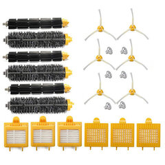 Uusi harjasten joustava vispiliharja Hepa Filter -sivuharjan puhdistustyökalu iRobot Roomba 700 -sarjan 770 780 790 pölynimurin osalle hinta ja tiedot | Pölynimureiden lisätarvikkeet | hobbyhall.fi