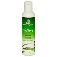 Korjaava shampoo Vetiver, Amrita Organics, 200ml hinta ja tiedot | Shampoot | hobbyhall.fi