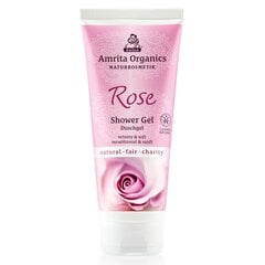 Suihkugeeli Rose, Amrita Organics, 200ml hinta ja tiedot | Amrita Organics Vartalonhoito | hobbyhall.fi