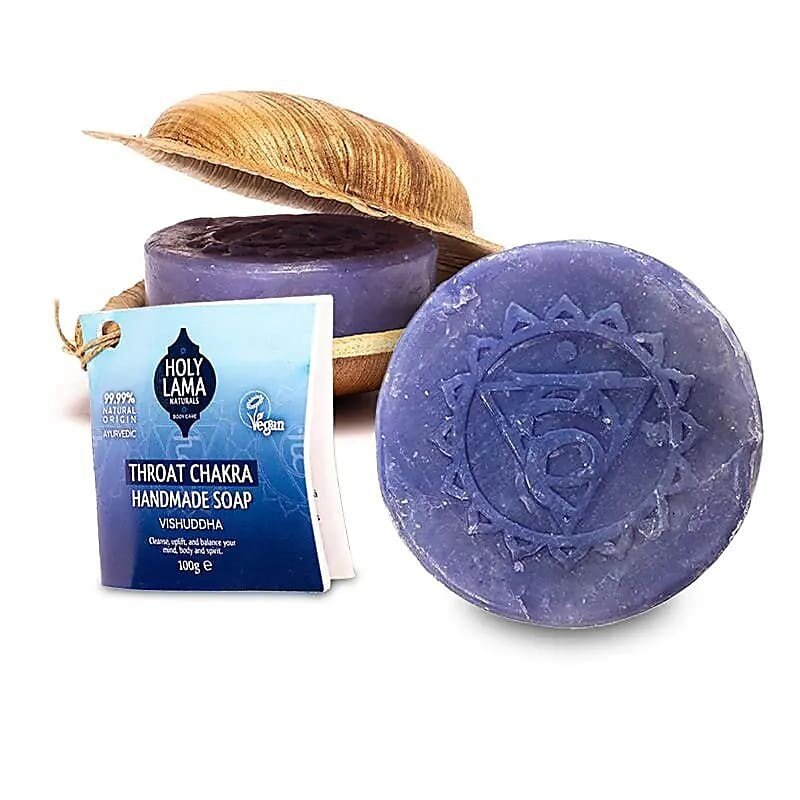 Kurkku Chakra Saippua Palm Leaf Vishuddha, Holy Lama, 100g hinta ja tiedot | Saippuat | hobbyhall.fi