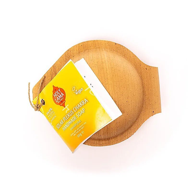 Solar Plexus Chakra Saippua Palm Leaf Manipura, Holy Lama, 100g hinta ja tiedot | Saippuat | hobbyhall.fi