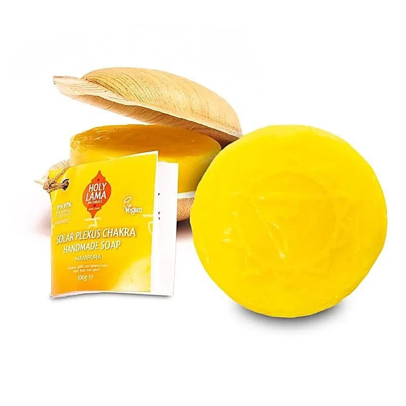 Solar Plexus Chakra Saippua Palm Leaf Manipura, Holy Lama, 100g hinta ja tiedot | Saippuat | hobbyhall.fi