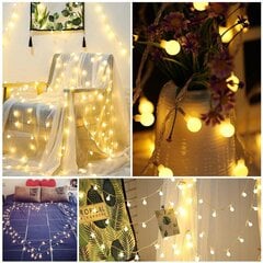 1,5M-No Remote Multicolor Ball Led String Light -Kaukosäädinketju Fairy Light Holiday Joulu Häät Outdoor Decor Led hinta ja tiedot | Puutarha- ja ulkovalot | hobbyhall.fi