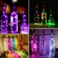 1,5 M 15 Leds Multicolor 10 Kpl Viinipullon Valot Korkki Led-Nauhavalolla Joululomajuhlien Hääkoristeisiin hinta ja tiedot | Puutarha- ja ulkovalot | hobbyhall.fi