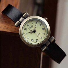 Shsby New Fashion Hot-Selling Nahkainen Naisten Kello ROMA Vintage Watch Naisten Mekko Kellot Kellot hinta ja tiedot | Kellot | hobbyhall.fi