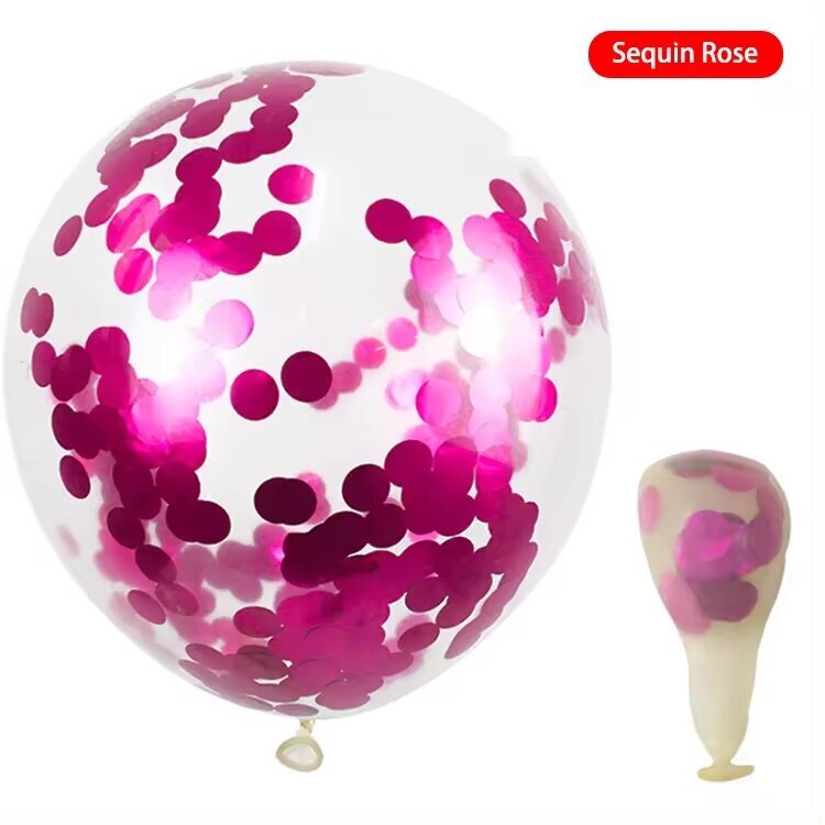 Sequined colorful latex party ilmapallosetti (12 tuumaa, 100 kpl) hinta ja tiedot | Ilmapallot | hobbyhall.fi