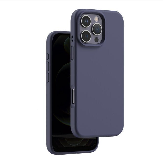 Silikonikotelo iPhone 16Promaxille, Silky Soft Touch koko kehoa suojaava puhelinkotelo, mikrokuituvuori Iskunkestävä suojakuori hinta ja tiedot | Puhelimen kuoret ja kotelot | hobbyhall.fi