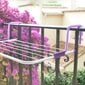 Kuivausteline Balcony Purplelle hinta ja tiedot | Naulakot | hobbyhall.fi