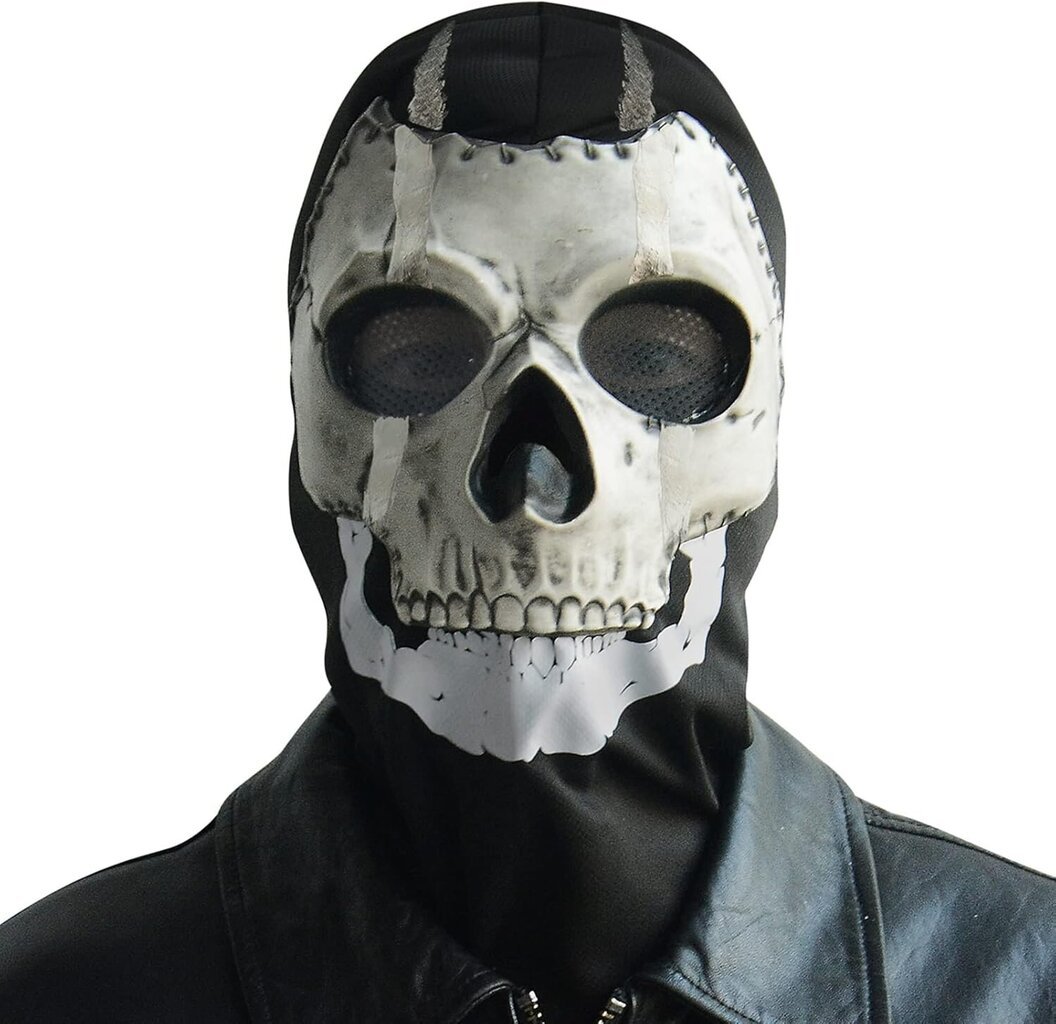 COD Ghost Mask Skull Full Mask MW2 Cosplay asunaamio urheiluun Halloween Cosplay hinta ja tiedot | Hauskat juhlapelit ja -tuotteet | hobbyhall.fi