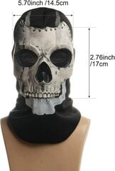 COD Ghost Mask Skull Full Mask MW2 Cosplay asunaamio urheiluun Halloween Cosplay hinta ja tiedot | Hauskat juhlapelit ja -tuotteet | hobbyhall.fi